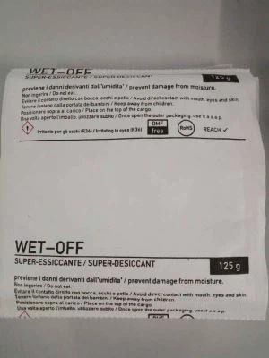 Pembungkusan Desiccant 125G