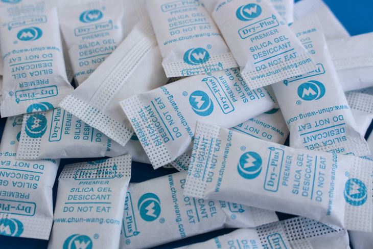 2g Makanan Gred Silica Gel Packet